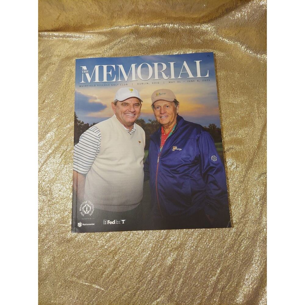The Memorial Golf Tournament Program Magazine 2021 Muirfield, Dublin, Ohio